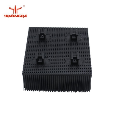 ব্রিসটল অটো কাটার পার্টস ব্রাশ 100x100x42mm পলি ম্যাটেরিয়াল নীল/কালো রঙ