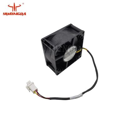 টেক্সটাইল কাটার মেশিনের খুচরা যন্ত্রাংশ নং 1012453000 / 1011409000 ফ্যান, 80x80x38mm, 90CFM, 24VDC