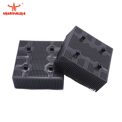 PN 92911001 অটো কাটার যন্ত্রাংশ 1.6" ব্ল্যাক স্কয়ার ফুট ব্রিসল
