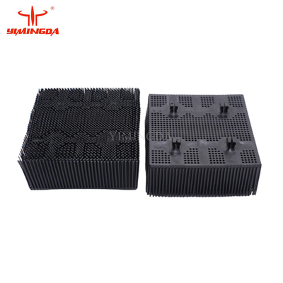 PN 92911001 অটো কাটার যন্ত্রাংশ 1.6" ব্ল্যাক স্কয়ার ফুট ব্রিসল